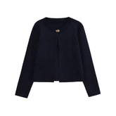 Elegant One Button Loose Cardigan