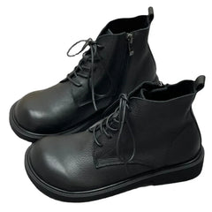 British Plush Wedge Ankle Booties