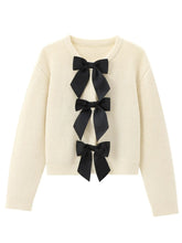 Vintage O-Neck Knitted Cardigan
