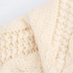Refined Knitted Mid-Length Coat