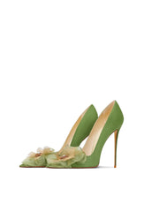 Modish Flower Banquet Stiletto High Heels