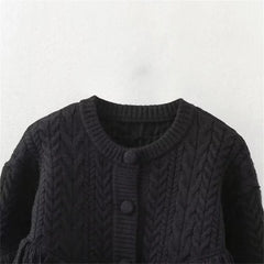 Lovely Tassel Spliced Cotton Coat