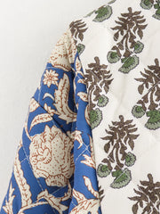 Stylish Floral Embroidered Quilted Jacket