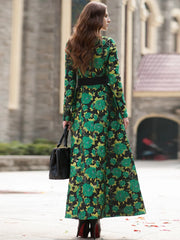 Live In Floral Fashion Party Dress