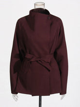 Button Sashes Loose Trench Coat