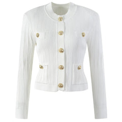 Slim Stretchy Knitted Cardigan
