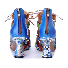 Socofy Raffan High Heeled Sandals