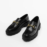 England Style Thick Sole Loafers
