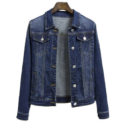 Trendy Button Closure Denim Coat