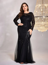 Romance In The Sequins Plus Size Women's Maxi Dress