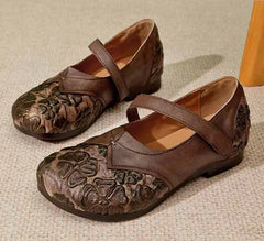 Stylish Comfy Shallow Leather Flats Shoes