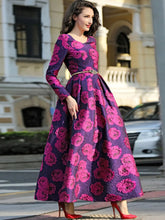 Floral Fashion Evening Dress