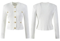 Slim Stretchy Knitted Cardigan