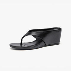 Trendy T-Strap Wedge Sandals