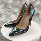 Shiny Effect Women's High Heel Stiletto Pumps