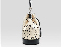 String Leather Women's Bucket Bags