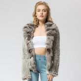 Thick Warm Women's Real Fur Coat