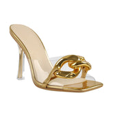 Metallic Glamour Sandals