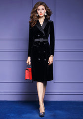 Velvet Blazer Cocktail & Party Pencil Dress