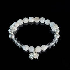 Gentle Growth Bracelet | Moonstone Clear Quartz for Soft Power & Self-Love