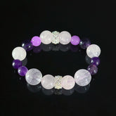 Spiritual Love & Intuition Zodiac Crystal Bracelet for Pisces & Aquarius