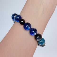 Blue Galaxy Kyanite Crystal Bracelet
