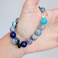 Ocean Blue Gemstone Bracelet