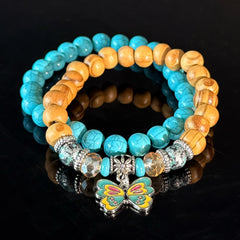 Sagittarius Turquoise Bracelet – Freedom & Transformation Crystal Jewelry