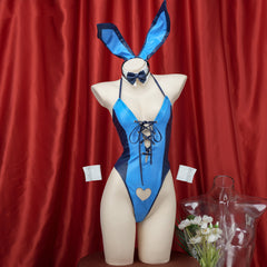 Bunny Police V-Neck Bodysuit Costume