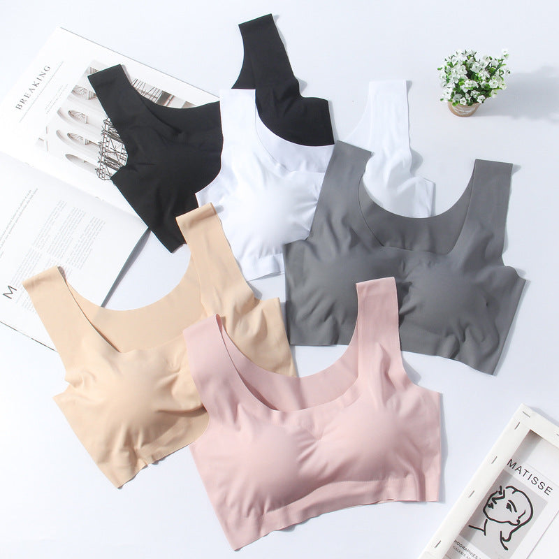 One Piece Wireless Sports Breathable Bra