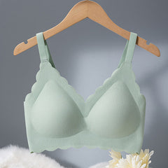 Summer Thin No Steel Ring Underwear Gathered Seamless Full-Coverage T-Shirt Bra