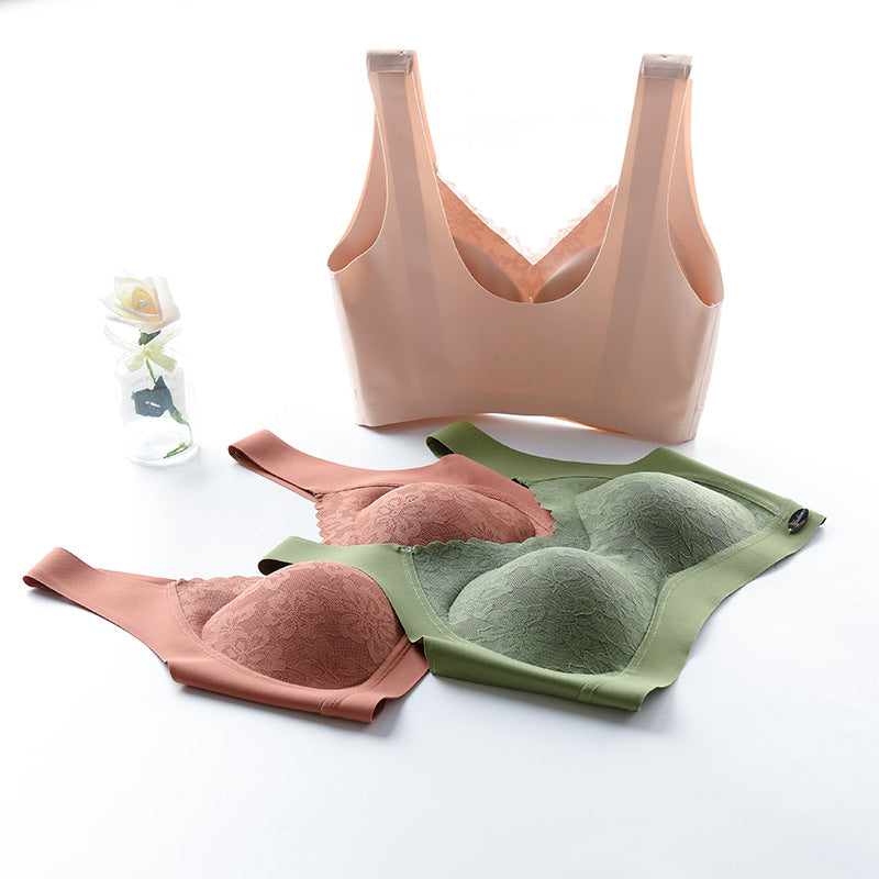 Women Push Up Comfortable No Steel Ring Sports Bra
