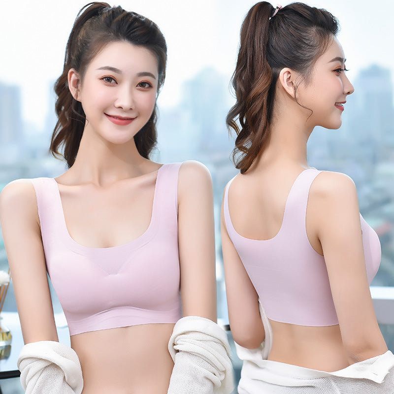 ice silk push-up breathable bra