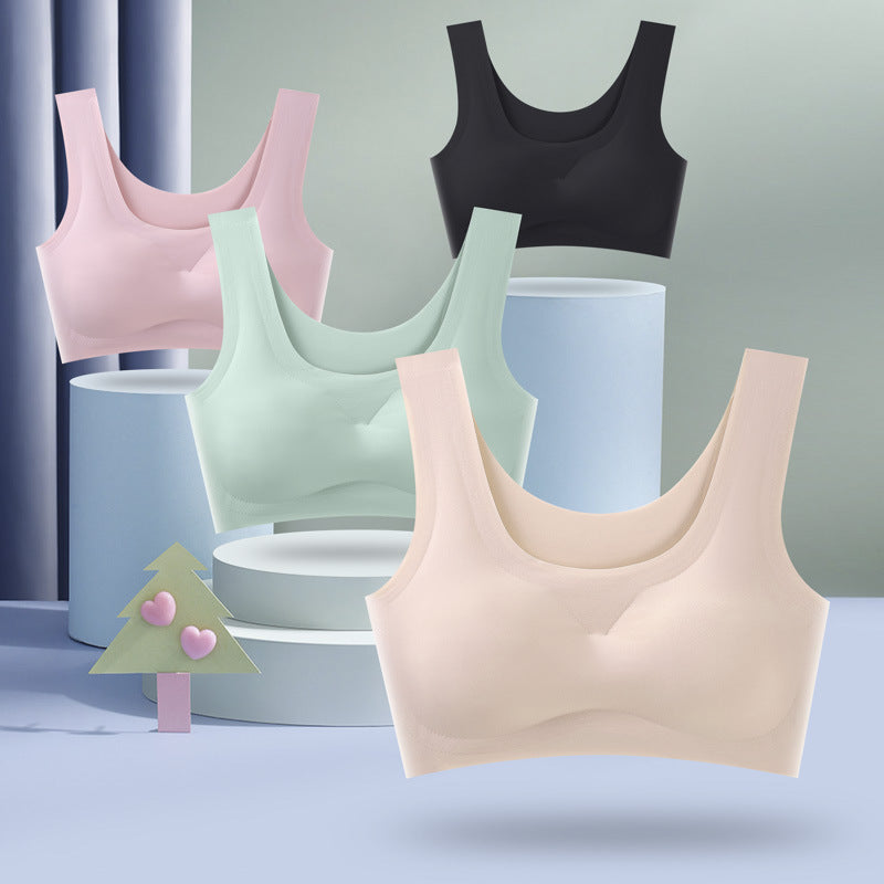 ice silk push-up breathable bra