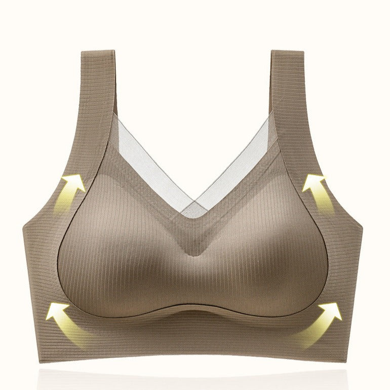 Seamless Push-Up Breast Reduction Anti-sagging Sports Bra