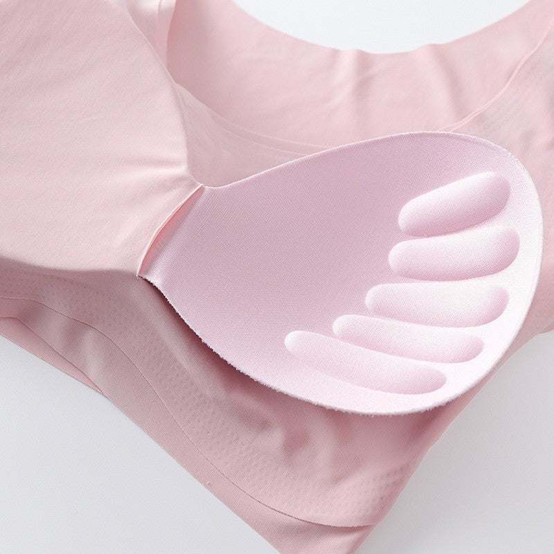 One Piece Wireless Sports Breathable Bra