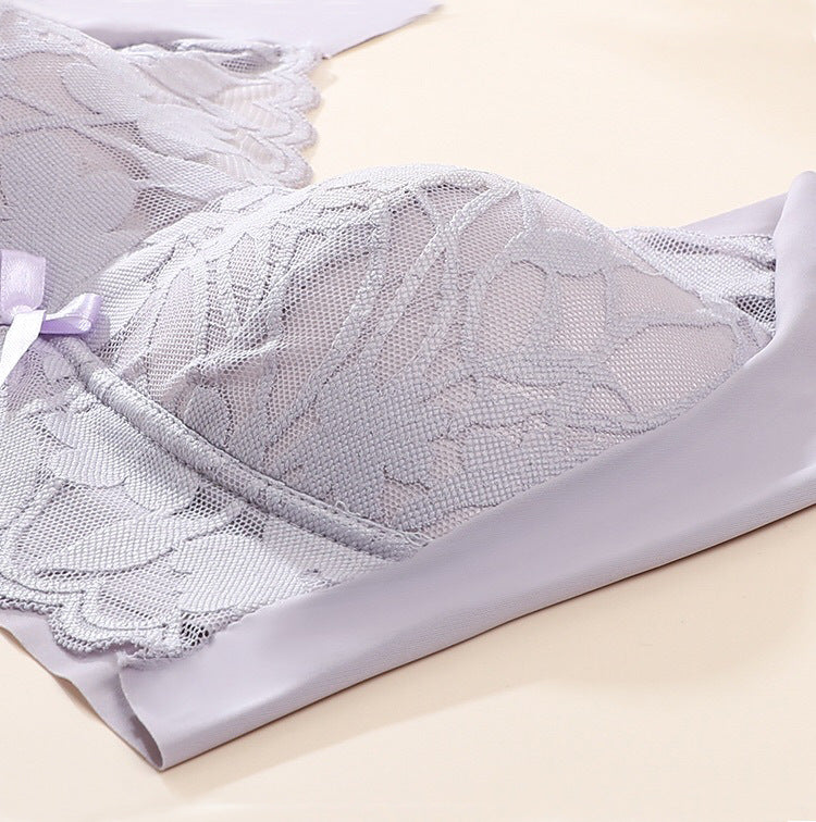 Ultra-thin Lace Comfortable Fixed Cup Anti-sagging Underwear