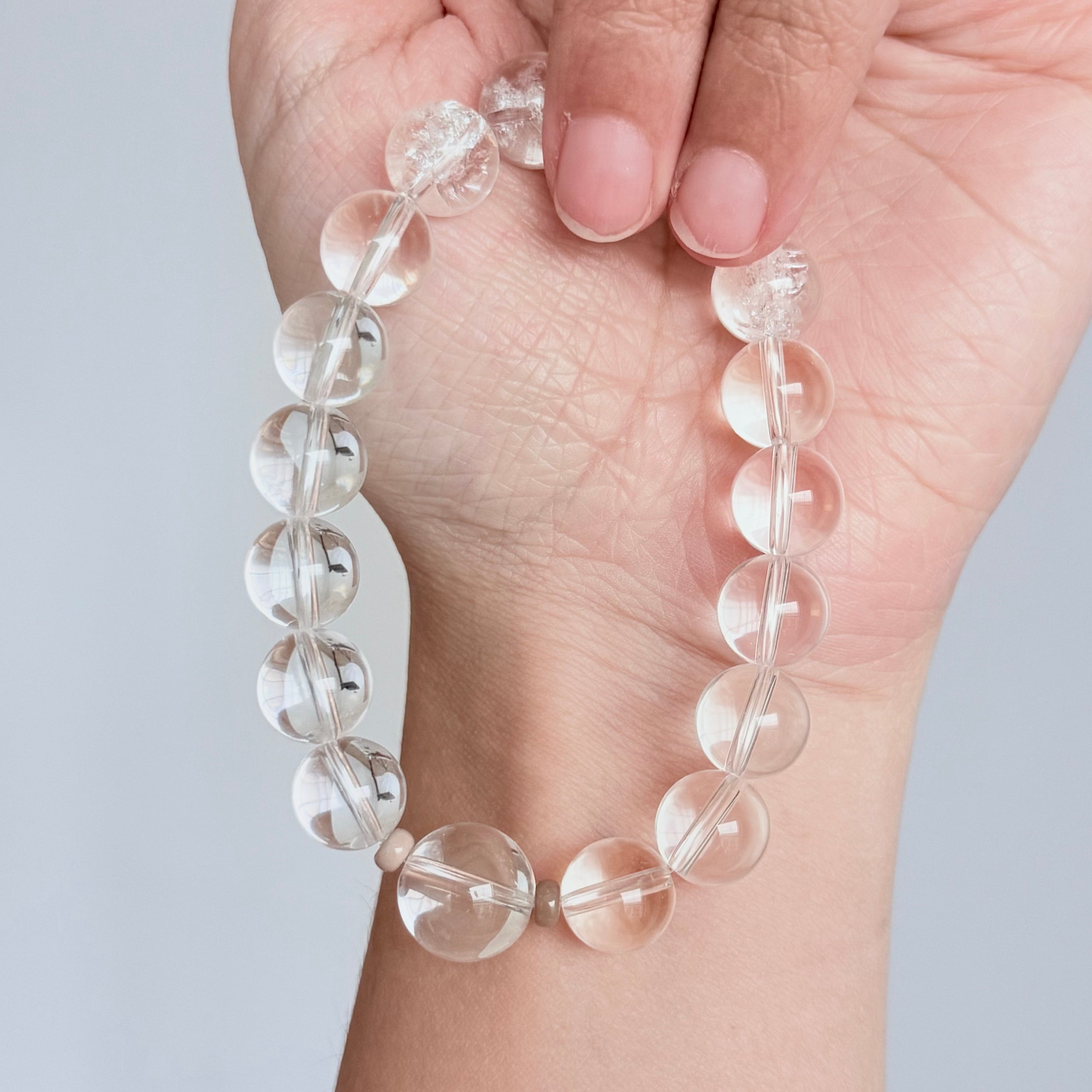 Clear Quartz Crystal Bracelet