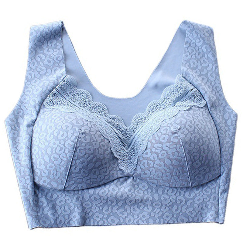 Thin Wireless Side Push Up Large Size Bra