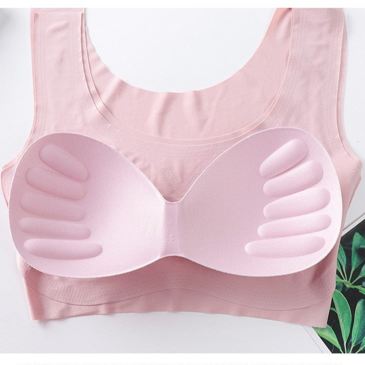 One Piece Wireless Sports Breathable Bra