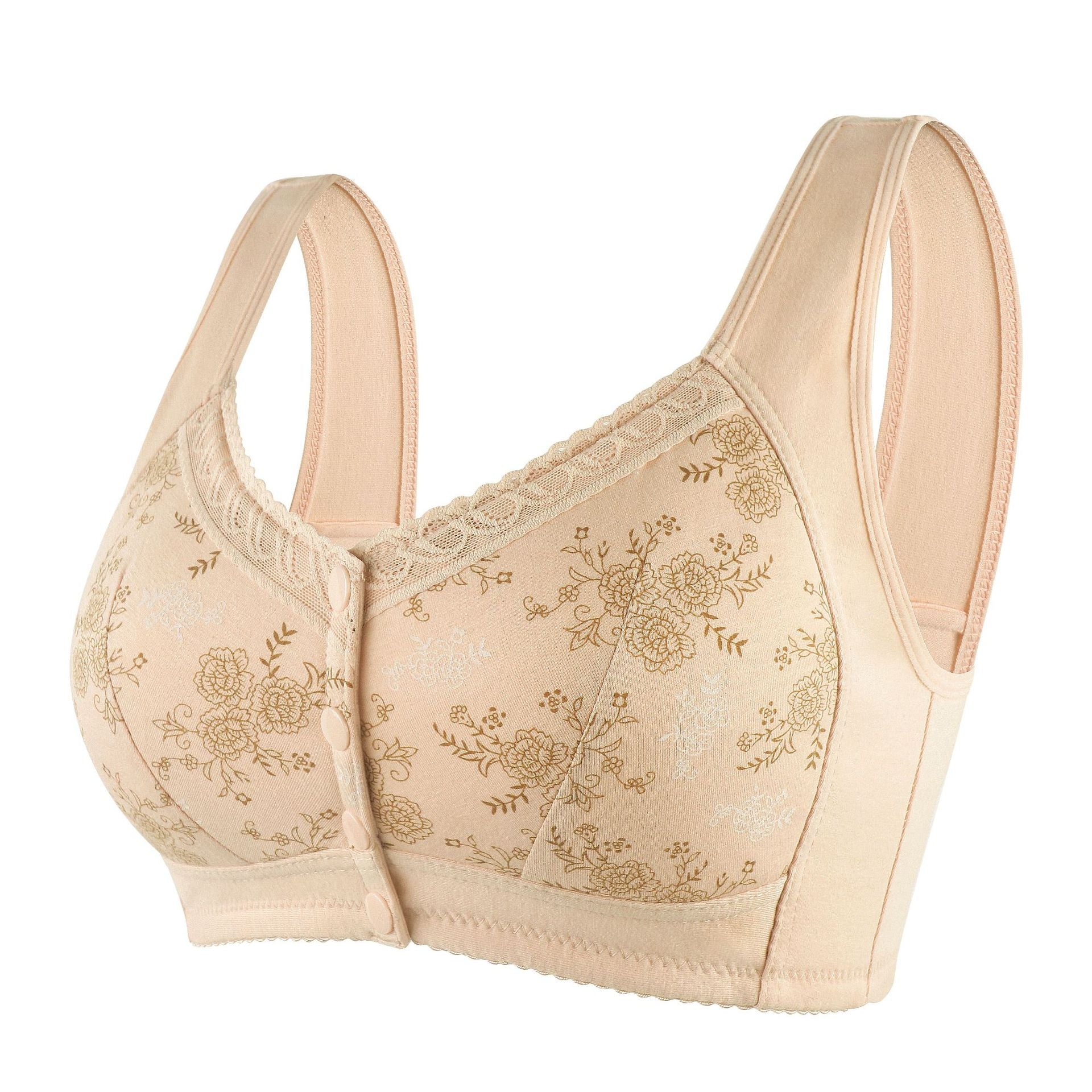 wireless wide shoulder plus size bra
