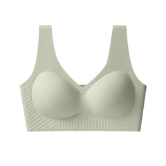 Fixed Cup Tank Top Breathable Sports Bra