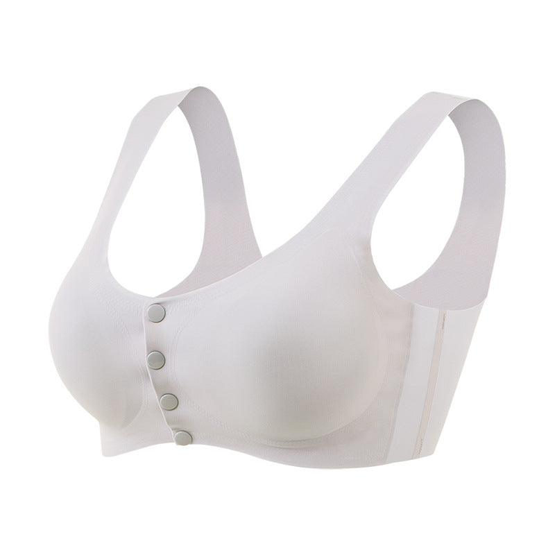 wire-free ice silk comfortable bra