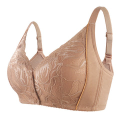 lace front button shaped bra
