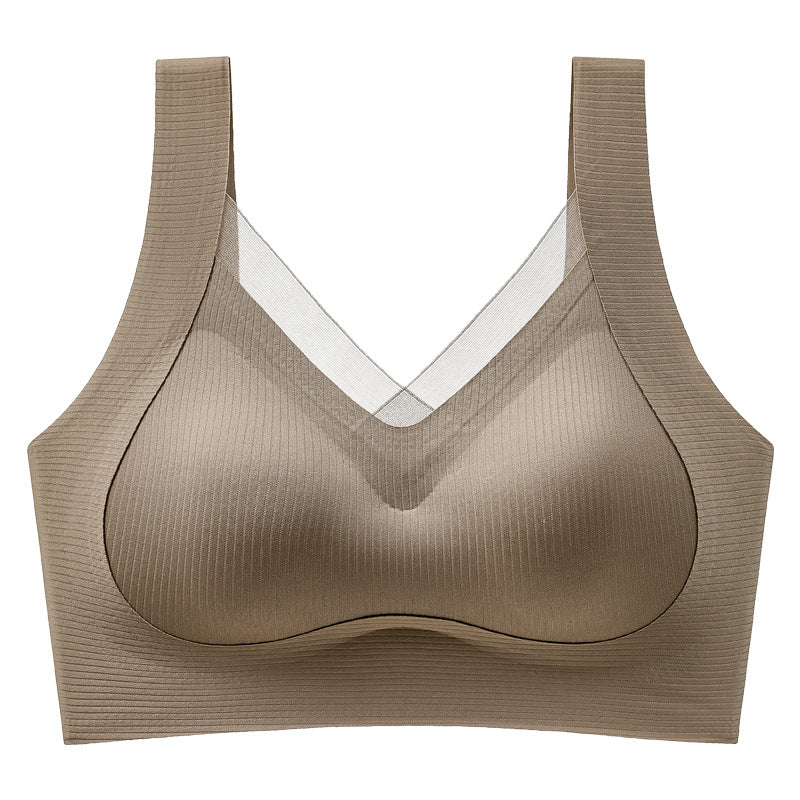 Seamless Push-Up Breast Reduction Anti-sagging Sports Bra