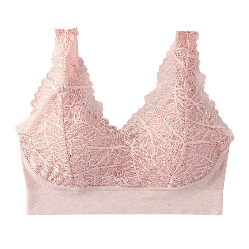 lace beautiful back cotton gauze breathable bandeau