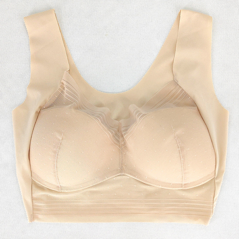 Lace Wide Shoulder Strap Beautiful Back Bra