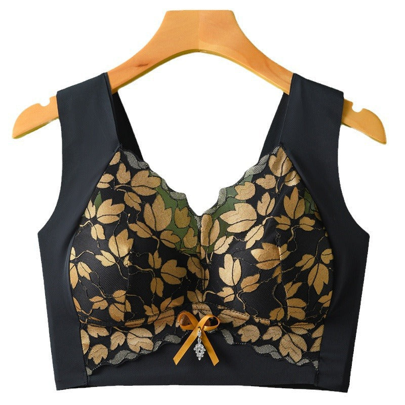 Lace Back Push-Up Anti-sagging Bra
