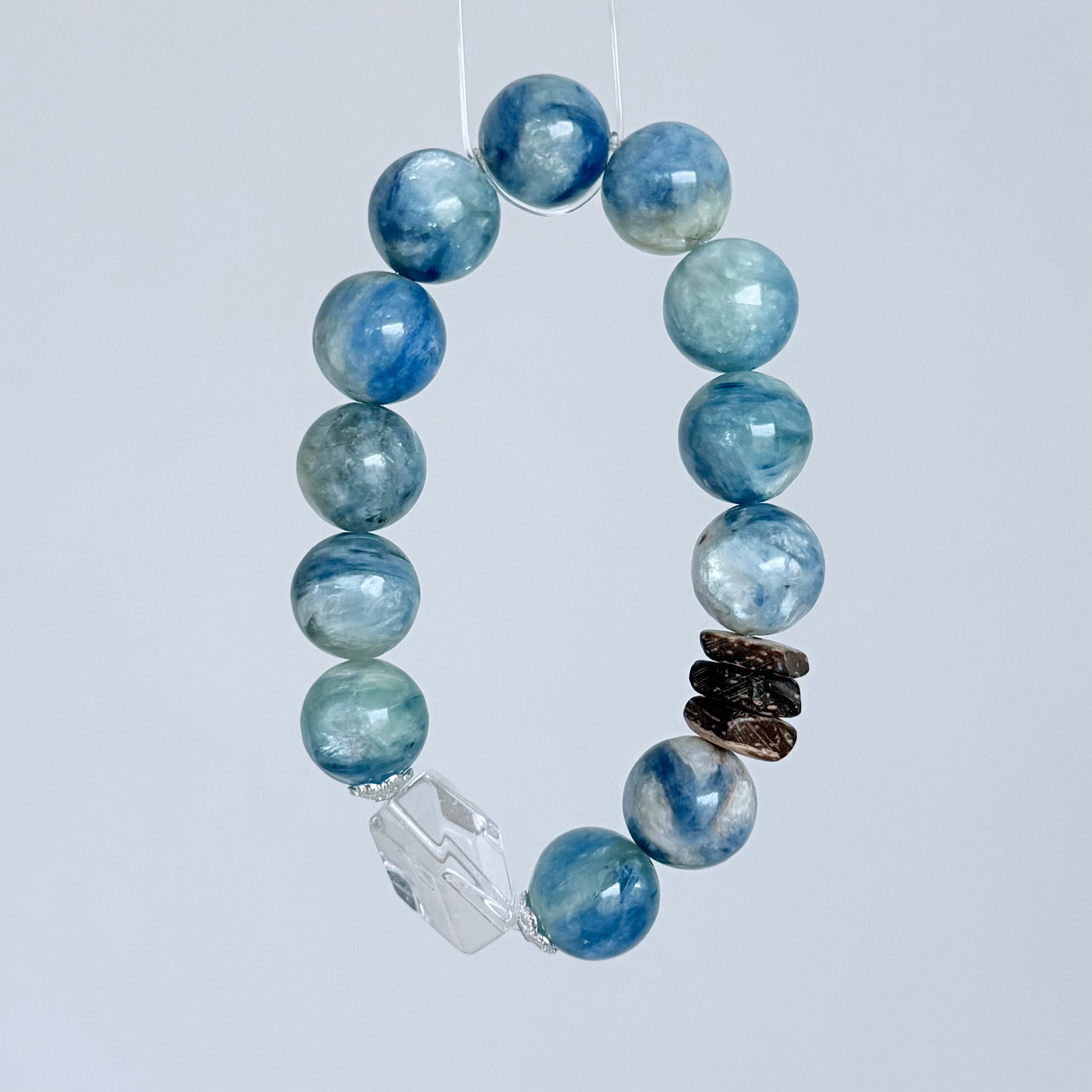 Kyanite & Clear Quartz Bracelet