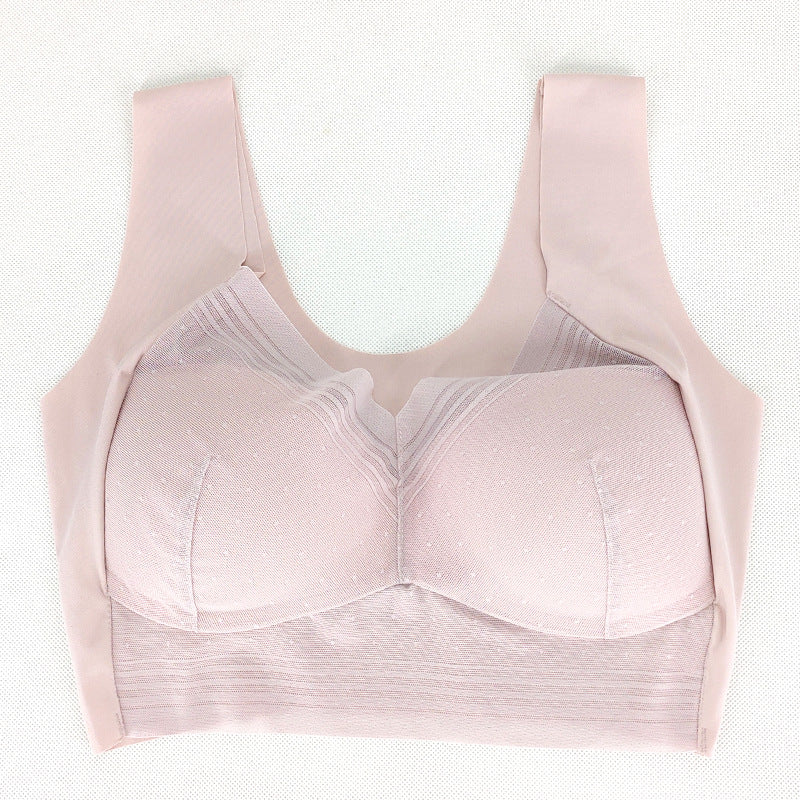 Lace Wide Shoulder Strap Beautiful Back Bra